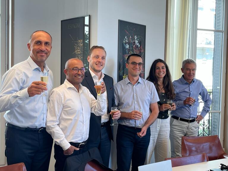 Adossement du groupe AIRRIA avec ADW Network, à Lyon, le 05 septembre 2023.